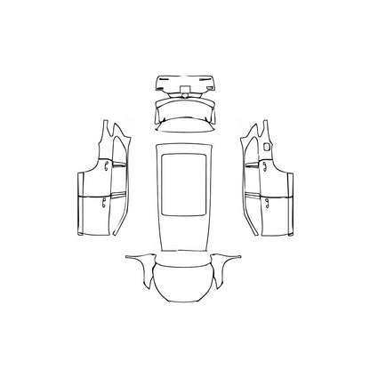 Pre-Cut PPF Toyota Highlander (CN) 2016 - PPF-Kits