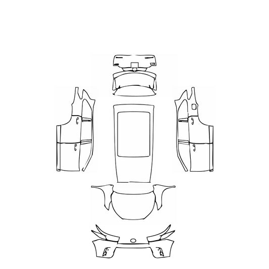 Pre-Cut PPF Toyota Highlander (CN) 2020 - PPF-Kits