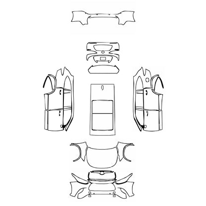 Pre-Cut PPF Toyota Highlander (CN) 2024 - PPF-Kits