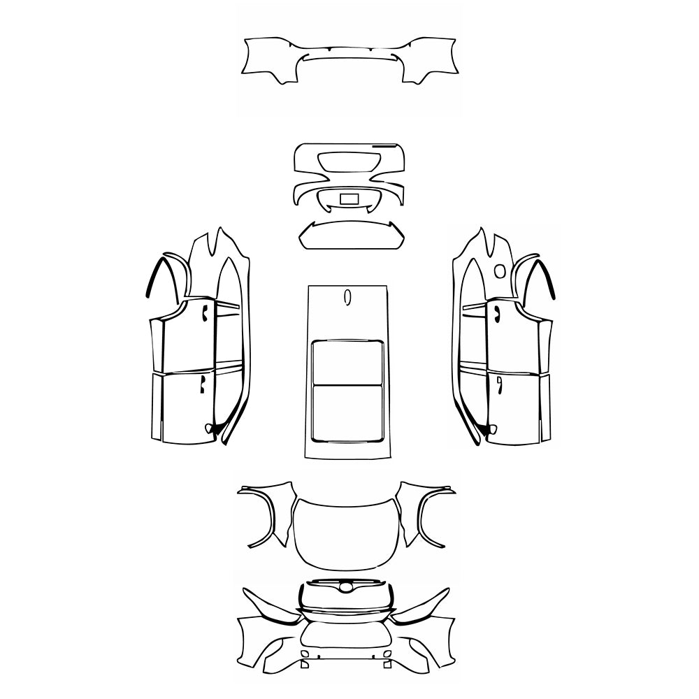 Pre-Cut PPF Toyota Highlander (US) L 2023 - PPF-Kits