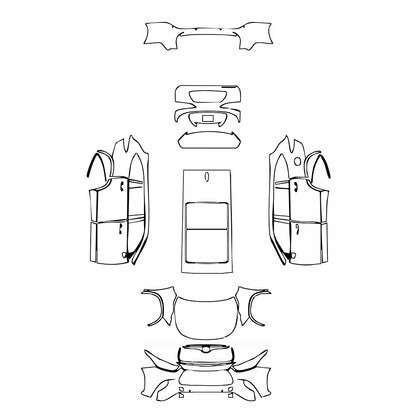 Pre-Cut PPF Toyota Highlander (US) L 2023 - PPF-Kits