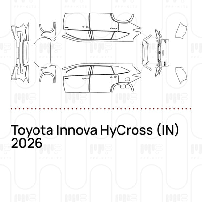 Voorgesneden PPF Toyota Innova HyCross (IN) 2026