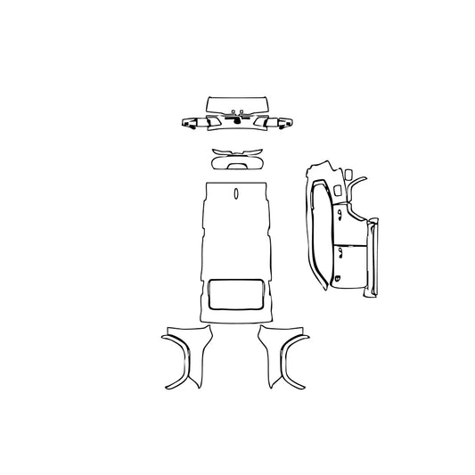 Pre-Cut PPF Toyota Land Cruiser GR Sport 2022 - PPF-Kits