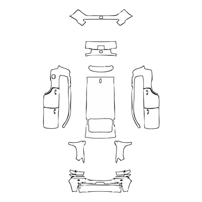 Pre-Cut PPF Toyota Land Cruiser V8 2017 - PPF-Kits