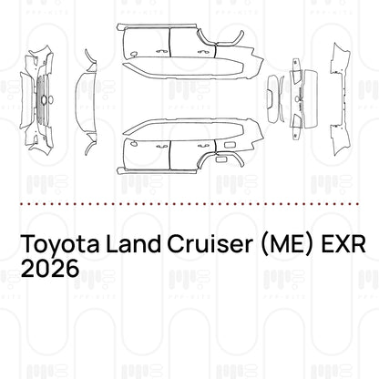Voorgesneden PPF Toyota Land Cruiser (ME) EXR 2026