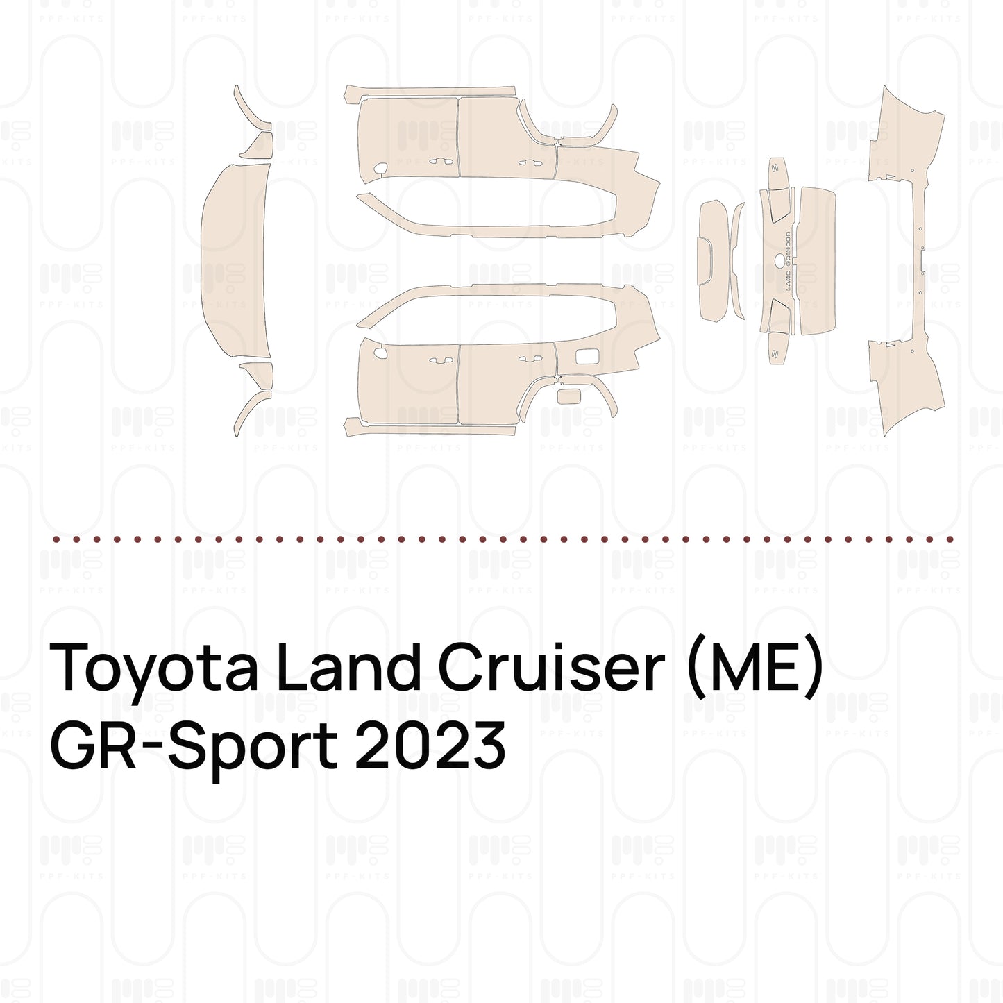 Voorgesneden PPF Toyota Land Cruiser (ME) GR-Sport 2023