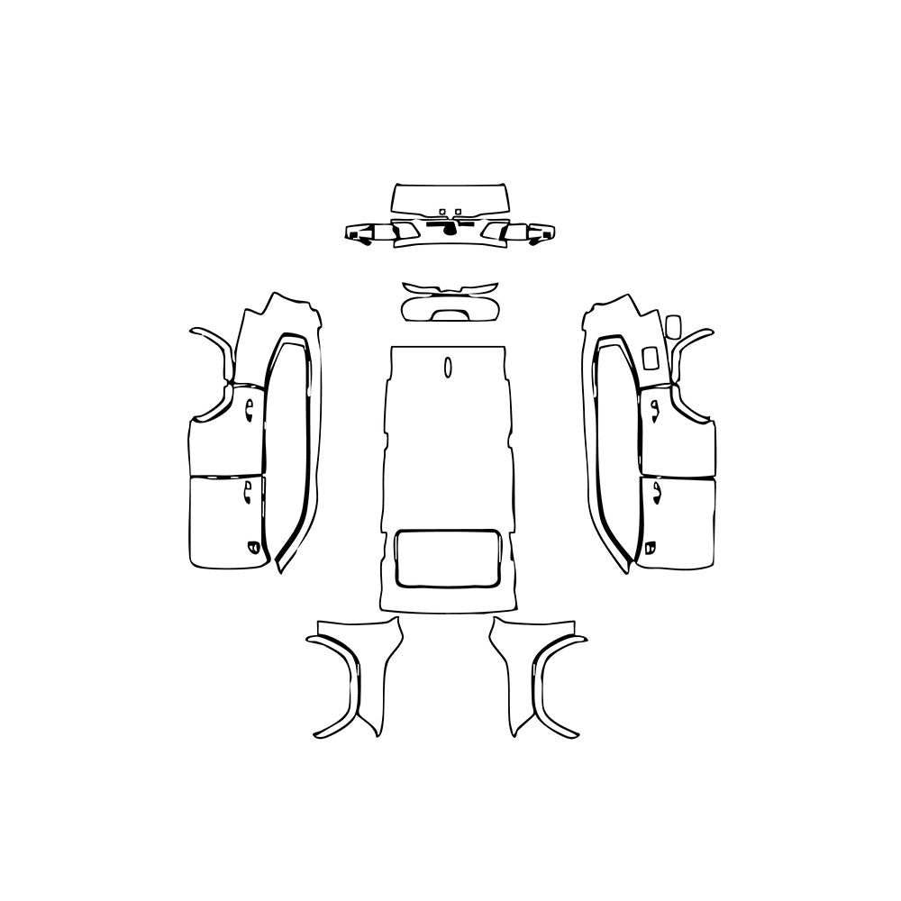 Pre-Cut PPF Toyota Land Cruiser base 2022 - PPF-Kits
