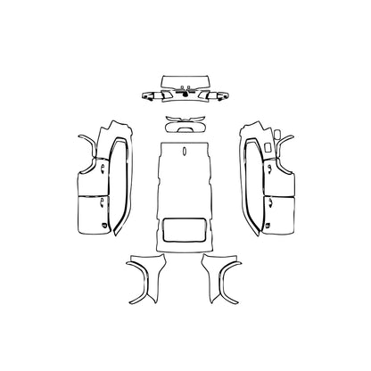 Pre-Cut PPF Toyota Land Cruiser base 2023 - PPF-Kits