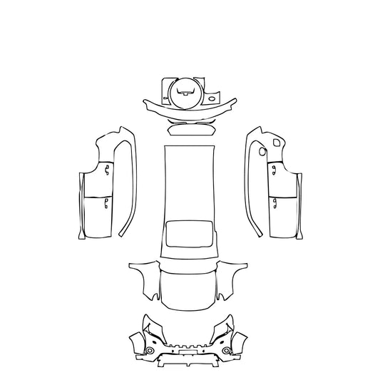 Pre-Cut PPF Toyota Prado 2015 - PPF-Kits