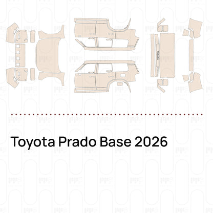 Voorgesneden PPF Toyota Prado Base 2026