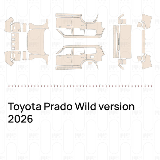 Voorgesneden PPF Toyota Prado Wild version 2026
