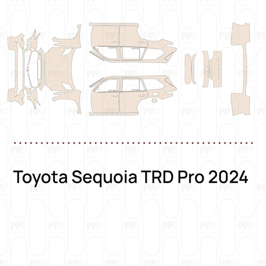 Voorgesneden PPF Toyota Sequoia TRD Pro 2024