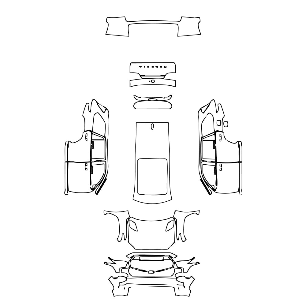 Voorgesneden PPF Toyota Sequoia TRD Pro 2025