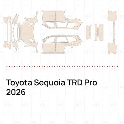 Voorgesneden PPF Toyota Sequoia TRD Pro 2026