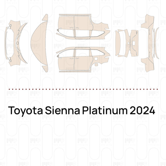 Voorgesneden PPF Toyota Sienna Platinum 2024