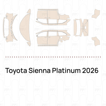 Voorgesneden PPF Toyota Sienna Platinum 2026