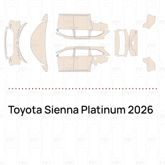 Voorgesneden PPF Toyota Sienna Platinum 2026
