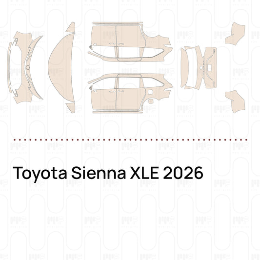 Voorgesneden PPF Toyota Sienna XLE 2026