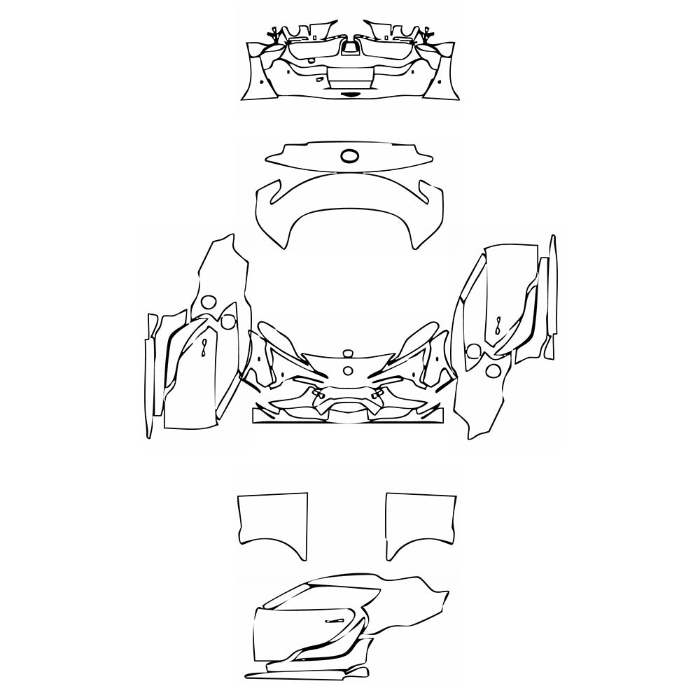 Pre-Cut PPF Toyota Supra 2022 - PPF-Kits