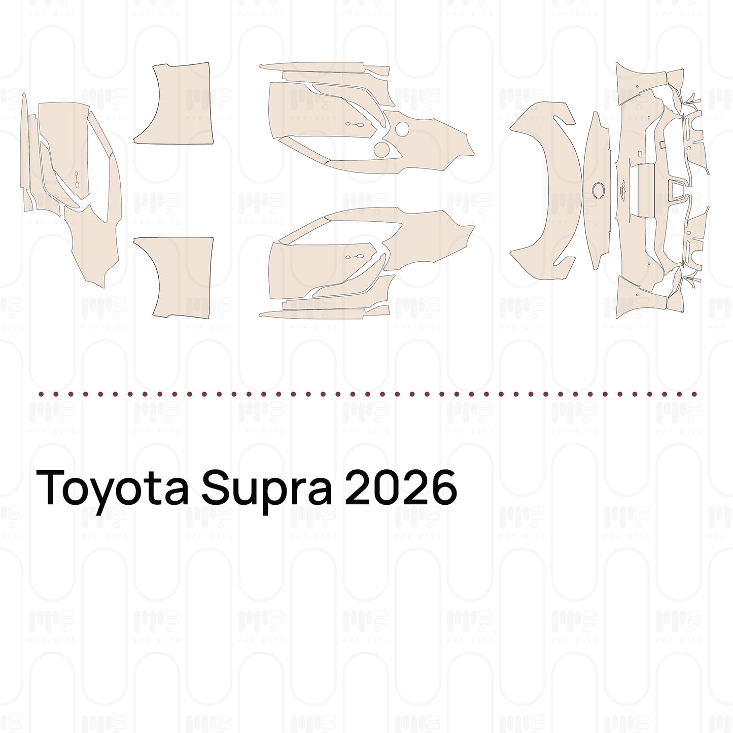 Voorgesneden PPF Toyota Supra 2026