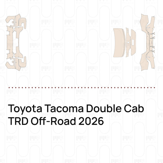 Voorgesneden PPF Toyota Tacoma Double Cab TRD Off-Road 2026