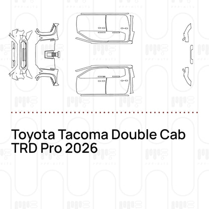 Voorgesneden PPF Toyota Tacoma Double Cab TRD Pro 2026