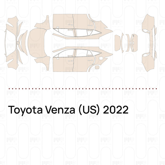 Voorgesneden PPF Toyota Venza (US) 2022