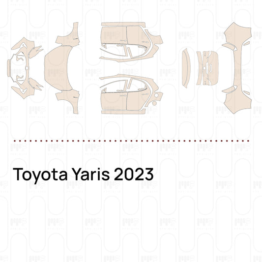 Voorgesneden PPF Toyota Yaris 2023