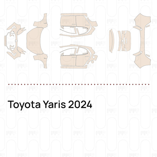 Voorgesneden PPF Toyota Yaris 2024