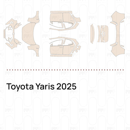 Voorgesneden PPF Toyota Yaris 2025