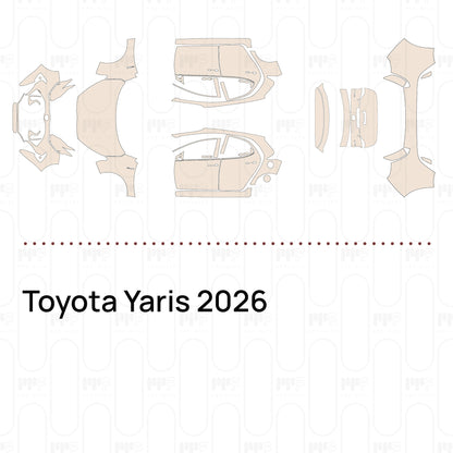 Voorgesneden PPF Toyota Yaris 2026