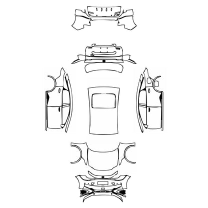 Pre-Cut PPF Toyota bZ3 2024 - PPF-Kits