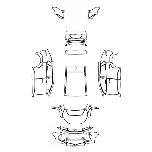 Pre-Cut PPF Toyota bZ4X 2023 - PPF-Kits