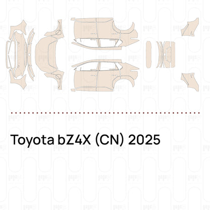 Voorgesneden PPF Toyota bZ4X (CN) 2025