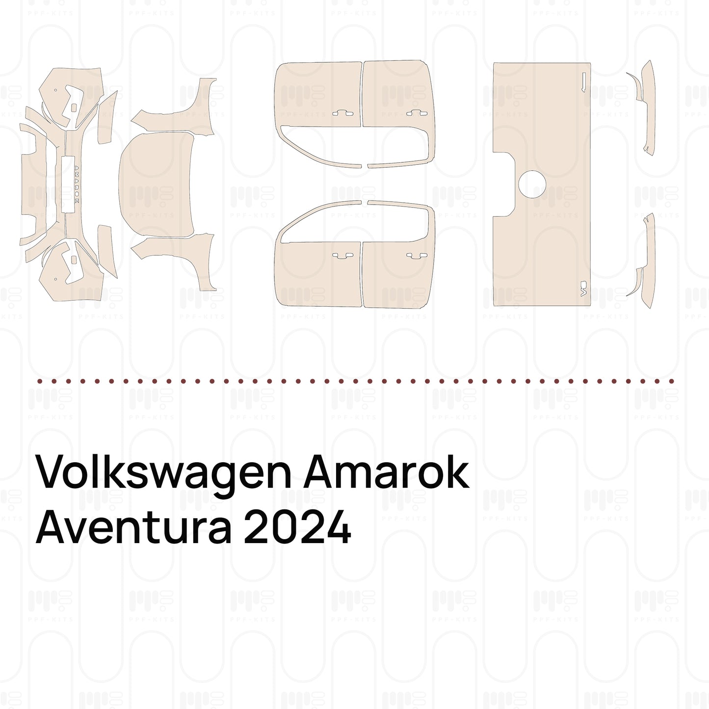 Voorgesneden PPF Volkswagen Amarok Aventura 2024