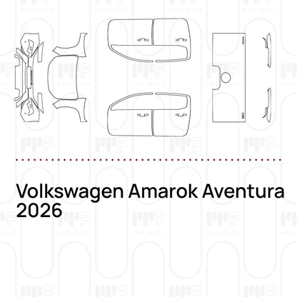 Voorgesneden PPF Volkswagen Amarok Aventura 2026