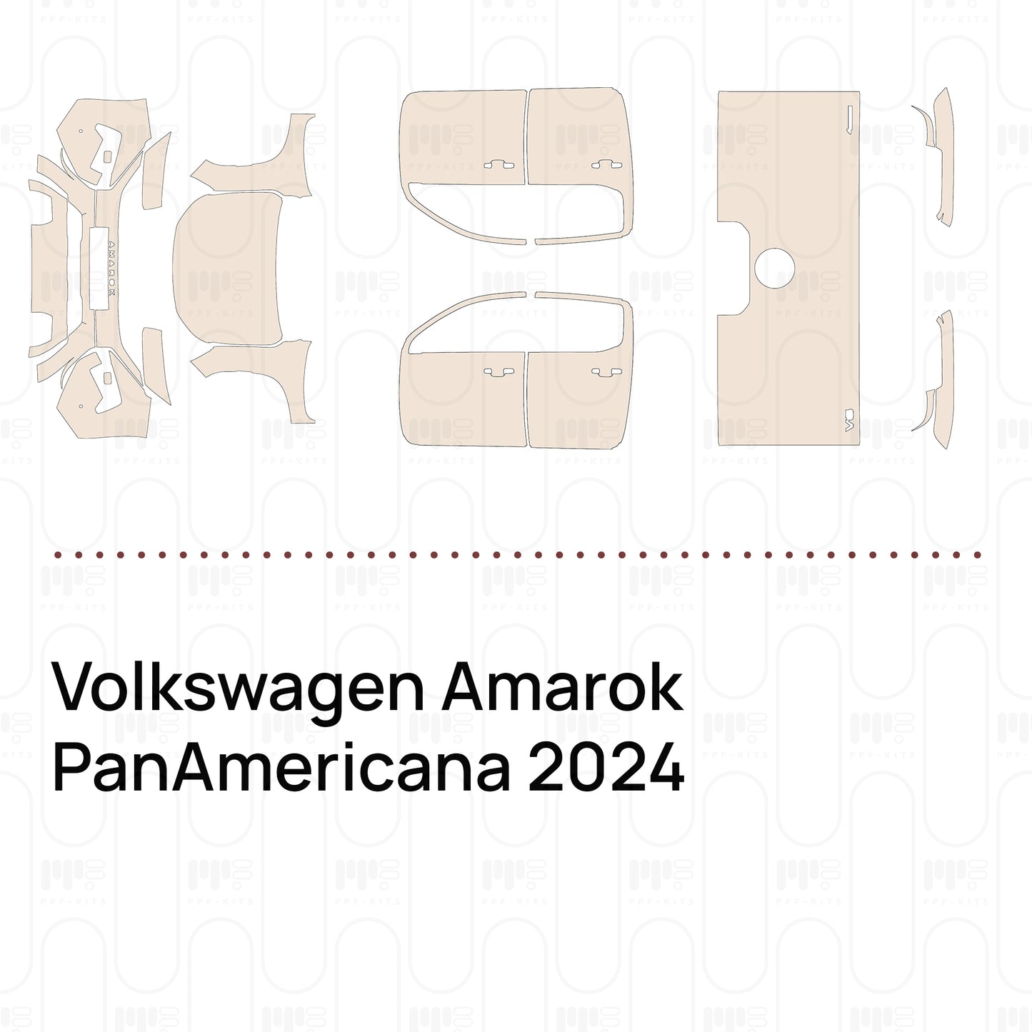 Voorgesneden PPF Volkswagen Amarok PanAmericana 2024