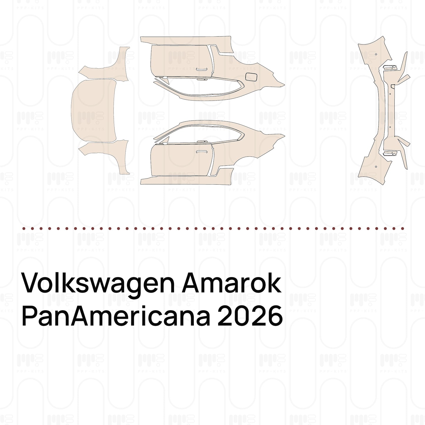 Voorgesneden PPF Volkswagen Amarok PanAmericana 2026