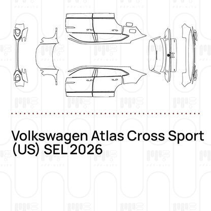 Voorgesneden PPF Volkswagen Atlas Cross Sport (US) SEL 2026
