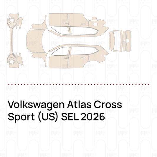 Voorgesneden PPF Volkswagen Atlas Cross Sport (US) SEL 2026