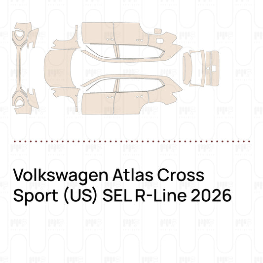 Voorgesneden PPF Volkswagen Atlas Cross Sport (US) SEL R-Line 2026