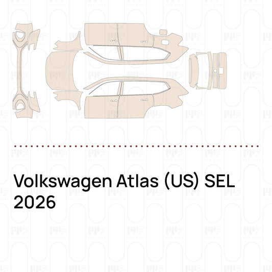 Voorgesneden PPF Volkswagen Atlas (US) SEL 2026