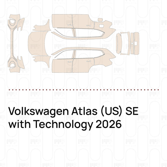 Voorgesneden PPF Volkswagen Atlas (US) SE with Technology 2026