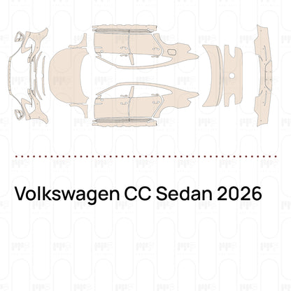 Voorgesneden PPF Volkswagen CC Sedan 2026