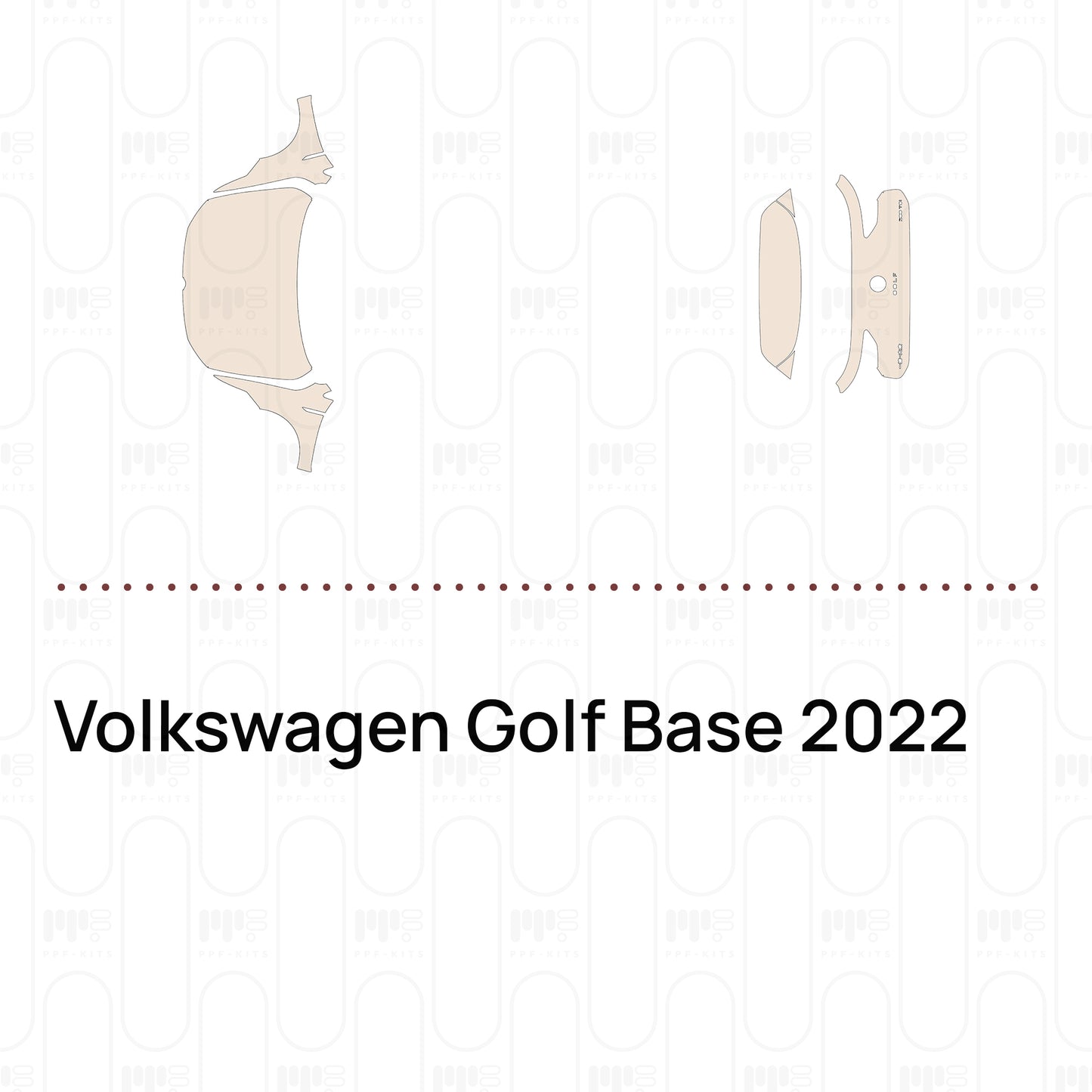 Voorgesneden PPF Volkswagen Golf Base 2022