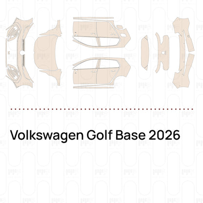 Voorgesneden PPF Volkswagen Golf Base 2026