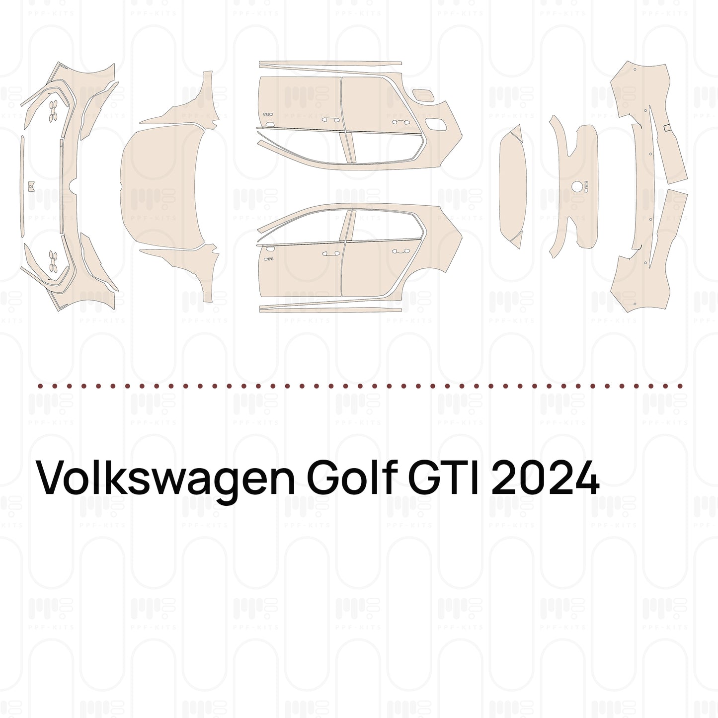 Voorgesneden PPF Volkswagen Golf GTI 2024