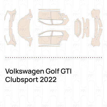 Voorgesneden PPF Volkswagen Golf GTI Clubsport 2022