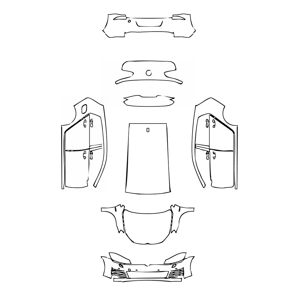 Pre-Cut PPF Volkswagen Golf Golf GTI 2014 - PPF-Kits