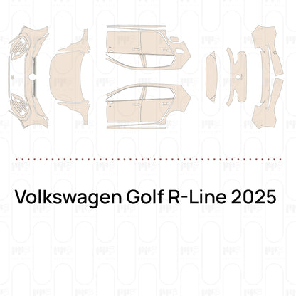 Voorgesneden PPF Volkswagen Golf R-Line 2025